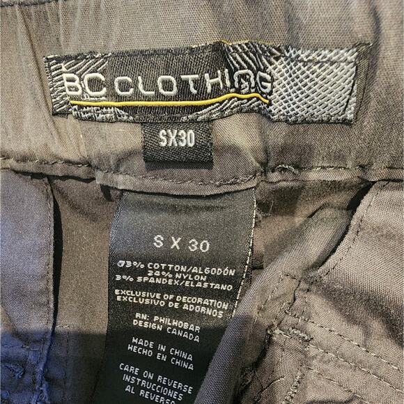BC Clothing Men's Cargo Pants Outdoor Convertible Pockets Zipper Pants Size S - Picture 7 of 13